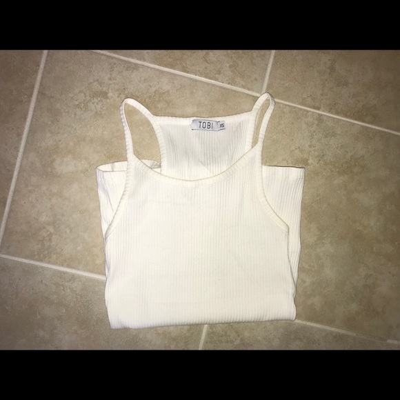 White High Neck Tank - Picture 2 of 2